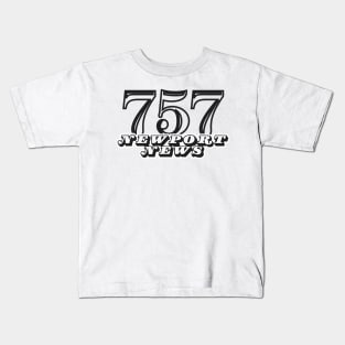 757 Newport News, VA USA Kids T-Shirt